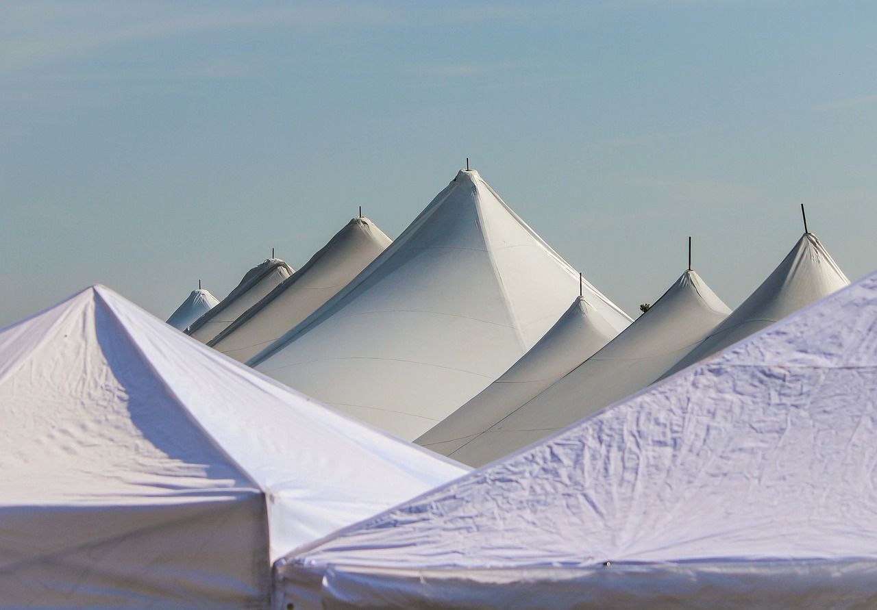 Namioty używane w przemyśle